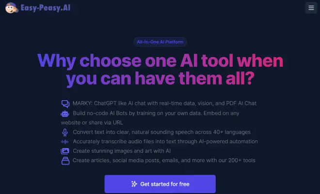 Easy-Peasy AI Chatbot