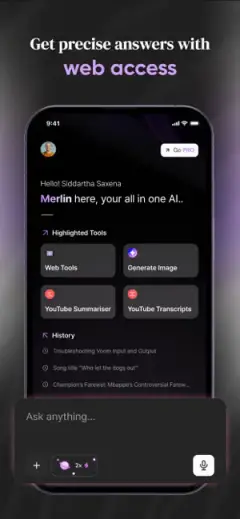 Merlin AI Mobile App